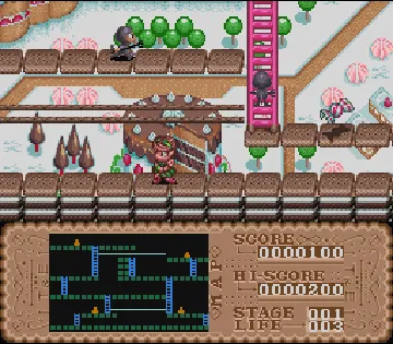 Lode Runner Twin - Justy to Liberty no Daibouken (Japan) screen shot game playing